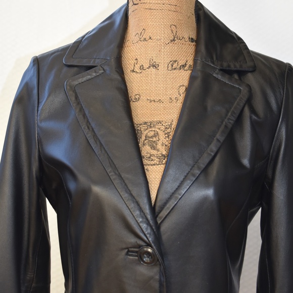 Kenneth Cole Reaction 100% Leather Jacket - Picture 3 of 8